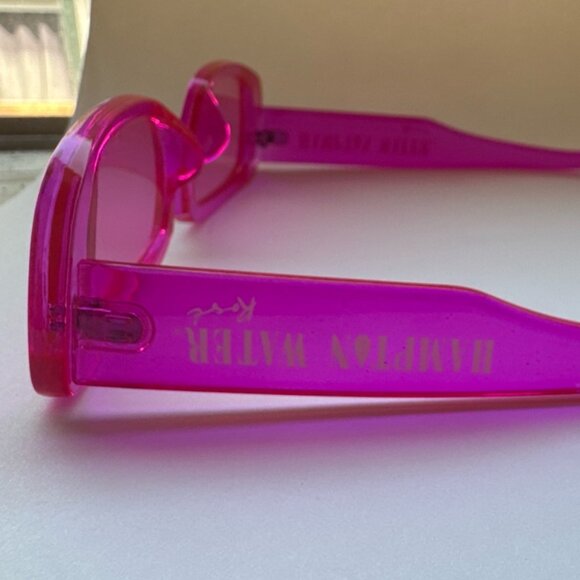 Hampton Water Rosé Promo Sunglasses – Hot Pink Y2K Vibe - Picture 3 of 4
